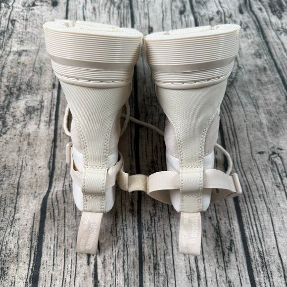 Authentic Dr. Martens Combs Tech II Utility Mens 8 Women’s 9 Off White Boots - Picture 5 of 9